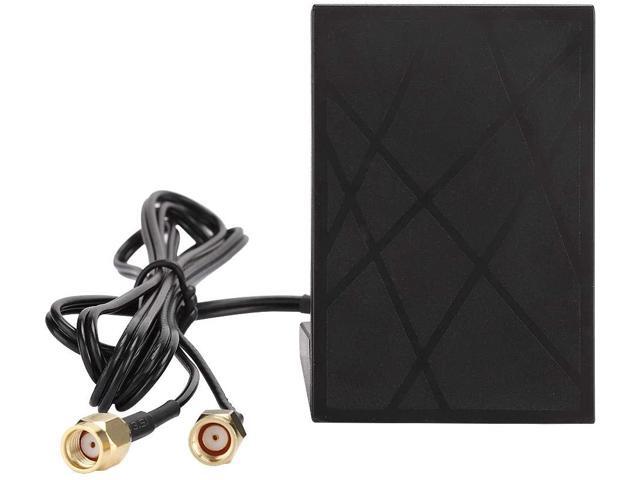 ASHATA 8dBi 24GHz 5GHz Dual Band WiFi Antenna Dual RP-SMA Connector Wireless Network Cards Extension Cord for Asus Linksys Router