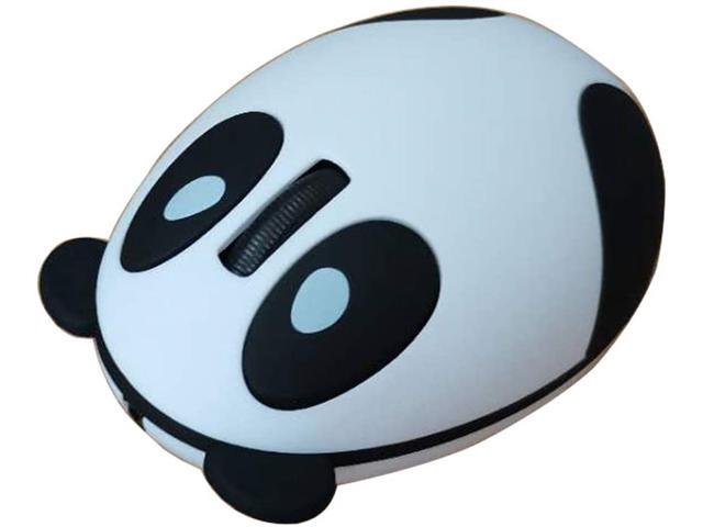 Cute Panda MouseWireless Mouse 24Ghz Optical Mice with USB Receiver for Computer PC Laptop (White)