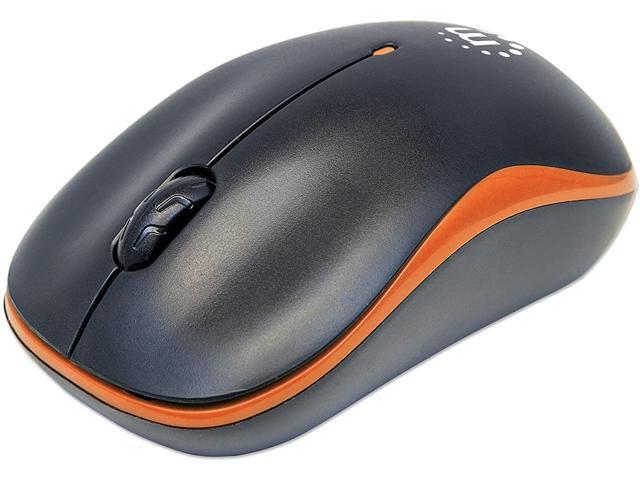 ICI179409 - Manhattan 179409 Success Wireless Optical Mouse (Orange Black)