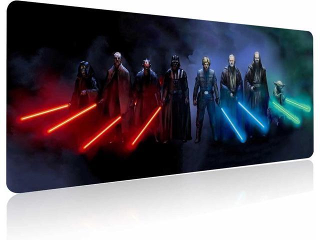 Extra Large Gaming Mouse Pad Custom Mousepad with Non-Slip Rubber Base Stitched Edges Mouse Mat Washable Desk Pad Portable ...