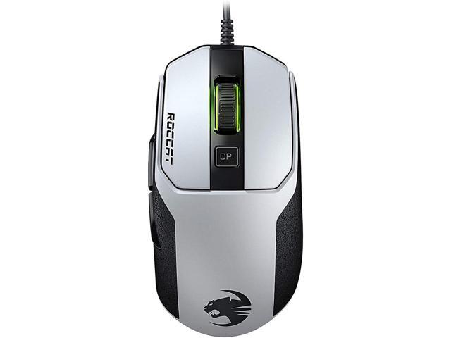 ROCCAT Kain 102 AIMO USB Wired Optical 8500 dpi Titan-Click RGB Gaming Mouse - White
