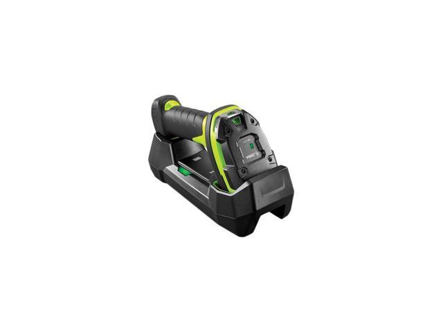 Zebra DS3678-SR Ultra-Rugged Handheld Cordless 1D/2D Barcode Scanner FIPS Vibration Motor Standard Cradle USB Kit Industrial Green