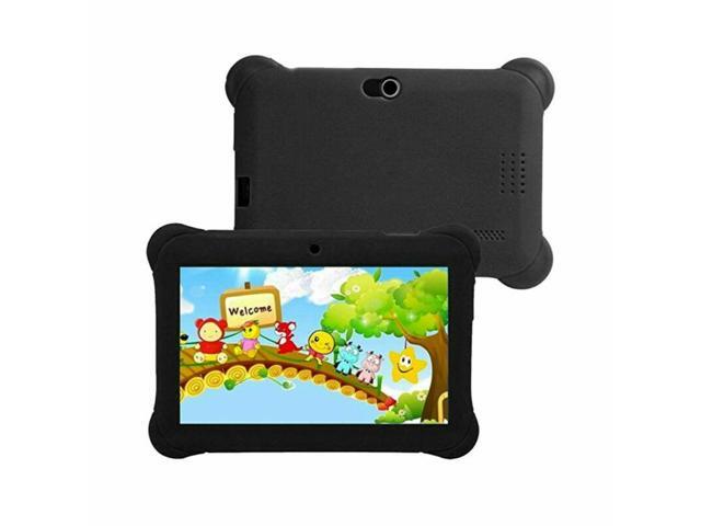 Q88 Kids Education Tablet PC 70 inch 1GB+8GB Android 44 Allwinner A33 Quad Core WiFi Bluetooth OTG FM Dual Camera with Silicone Case