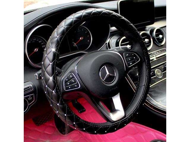 Bling Bling Auto Shift Gear Cover Crystal Rhinestone Auto Shift Gear Cushion Protector for Lady Girls - Car Truck SUV