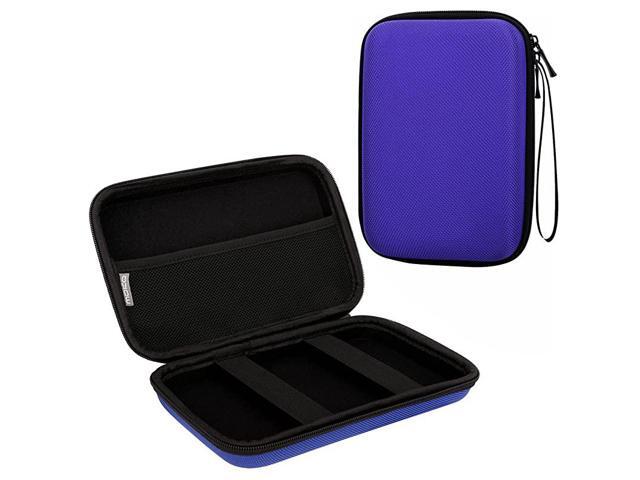 7-Inch GPS Carrying Case Portable Hard Shell Protective Pouch Storage Bag for Car GPS Navigator Garmin/Tomtom/Magellan with 7' Display - Black