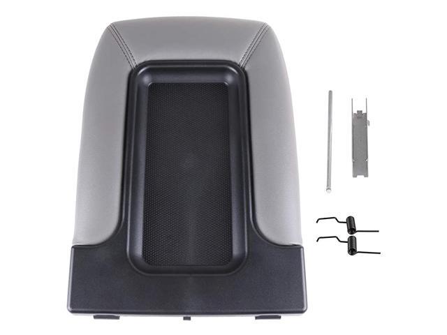 Auto Gray Center Console Lid Kit Replacement fit for 2001-2007 for GMC Sierra Silverado