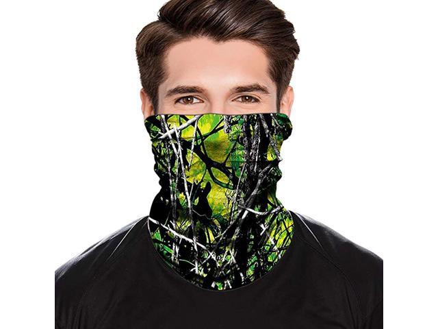 Seamless Neck Gaiter Shield Scarf Bandana Face Mask Seamless UV Protection for Motorcycle Cycling Riding Running Headbands
