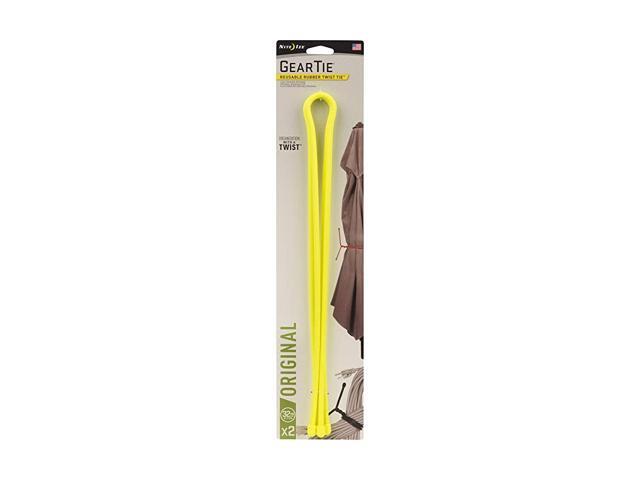 GT322PK33 Gear Tie 32quot 2Pack Neon Yellow
