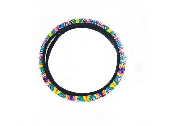 Car Steering Wheel Cover Neoprene Automotive Steering Wheel Cover Anti Slip and Sweat Absorption Auto Car Wrap Cover Sunflower Cactus Leopard