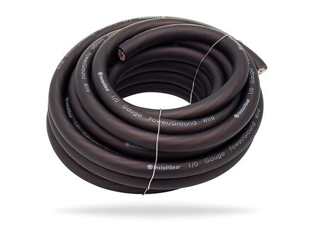 10 Gauge Red 25ft PowerGround Wire True Spec and Soft Touch Cable