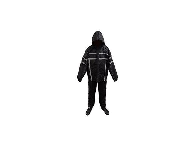 Men's Rain Suit (Black X-Large)