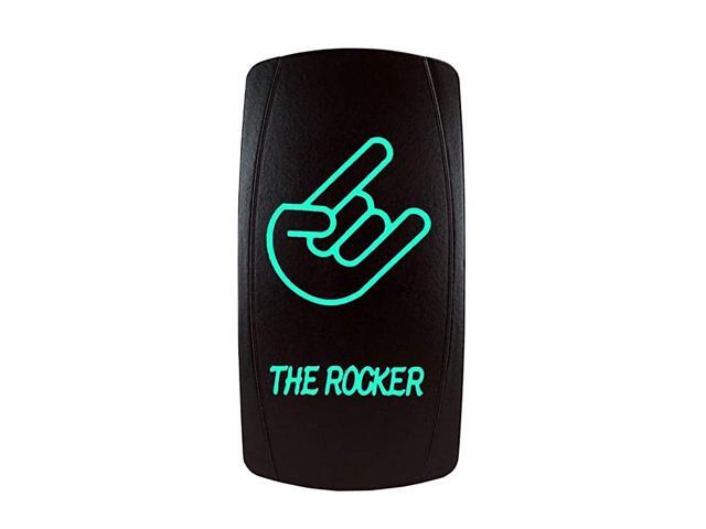 5 Pin Laser Automotive Rocker Switches On/Off LED Light 12V 20A - Interior Accessories for Car Truck UTV ATV Utility and Off-Road Vehicles (The