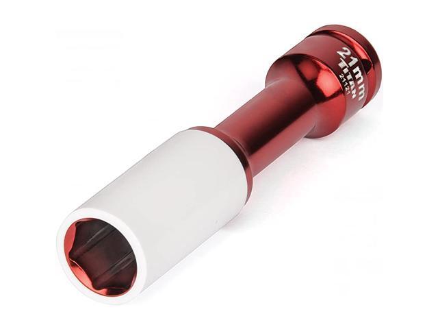 21121 1/2-Inch Drive x 21mm Non-marring Impact Extra-Long Lug Nut Socket