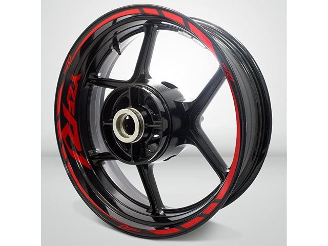 Tone Amethyst Motorcycle Rim Wheel Decal Accessory Sticker For Yamaha YZF R1