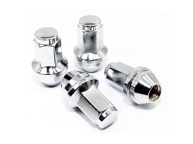 of 24 Veritek 14x20mm 13/16 Hex 2 Inch Chrome OEM Factory Style Large Acorn Seat Lug Nuts for Ford F-150 Expedition Lincoln Navigator Factory Wheels