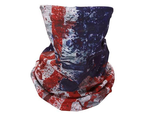 American Flag Bandana Old Glory USA Flag Multifunction Magic Motorcycle Outdoor Sport Seamless Tube Half Face Mask Headband Scarf