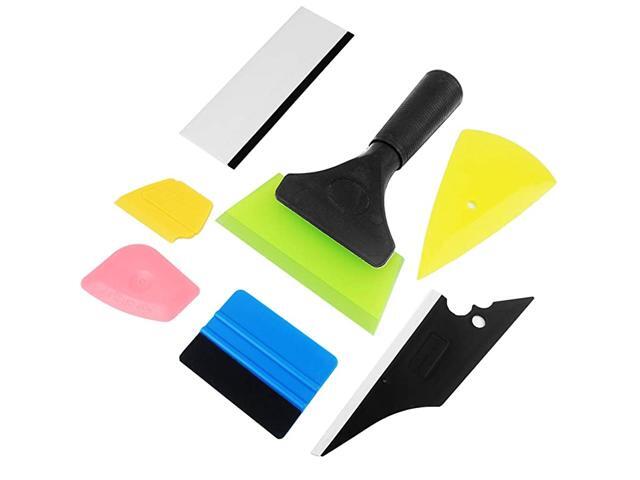 Professional Window Film Install Kit Window Tinting Tools for Home Window or Auto Glass with Window Squeegee Scraper Set of 7