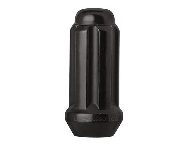 Black 14x15 Closed End Duplex XL Spline Lug Nuts for Aftermarket Wheels