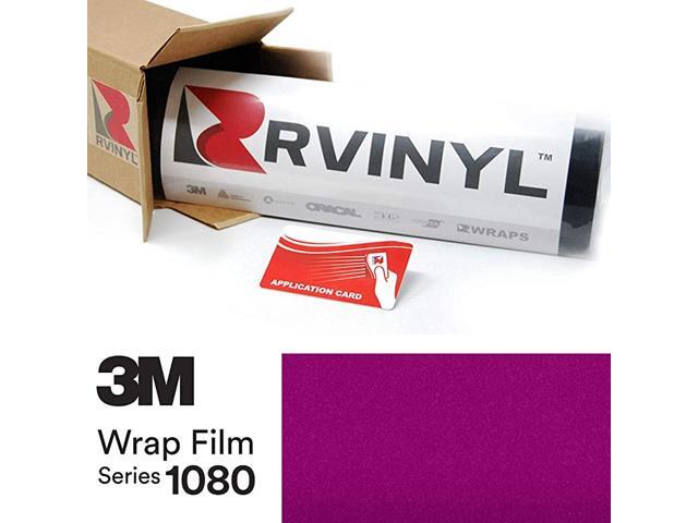 1080 G348 Gloss Fierce Fuchsia 5ft x 18ft W/Application Card Vinyl Vehicle Car Wrap Film Sheet Roll