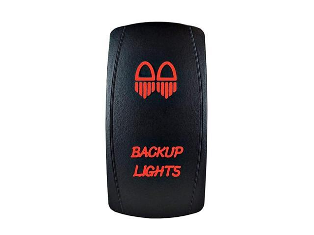 5 Pin Laser Automotive Rocker Switches On/Off LED Light 12V 20A - Interior Accessories for Car Truck UTV ATV Utility and Off-Road Vehicles