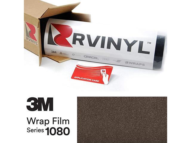 1080 G211 Gloss Charcoal Metallic 5ft x 5ft W/Application Card Vinyl Vehicle Car Wrap Film Sheet Roll