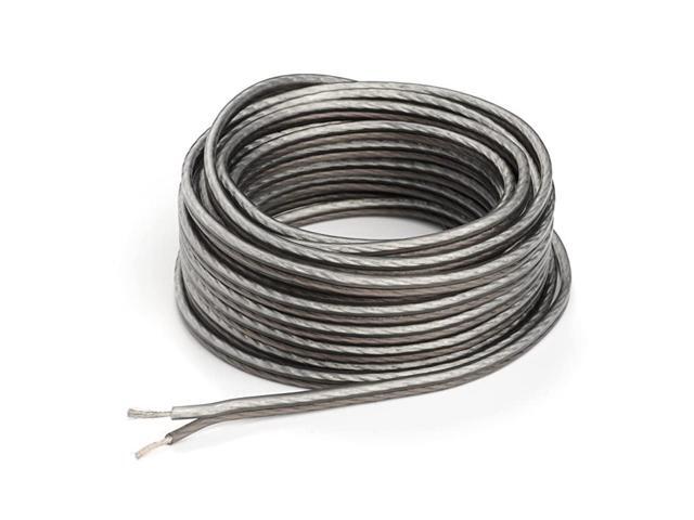 18-AWG High-Strand Car Speaker Wire (34 Feet / 1036 Meters) True Spec Soft Touch Cable with Polarity Markings Great for Car Audio Speaker
