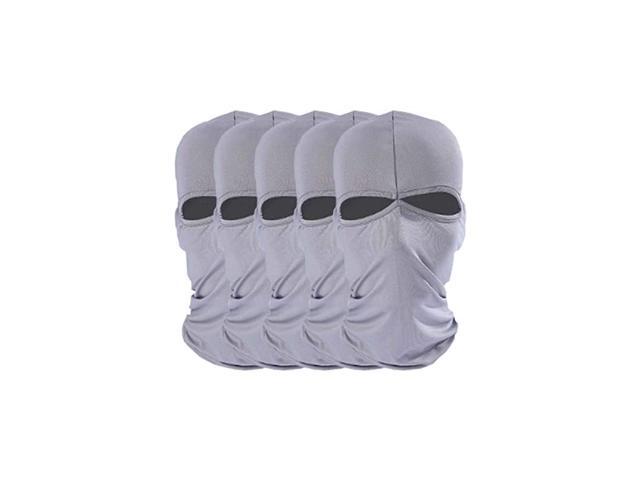 5pcs 1 Package Balaclava 1-Pack Face Mask Motorcycle Helmets Liner Ski Gear Neck Gaiter Ski Mask Accessories by CxYuan