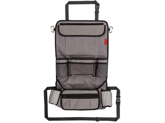Heavy Duty Back Seat Car Organizer - Extra Large for Powerful Protection - Sag Proof & Reinforced Corners - Protects iPad & Backseat - 12 Versatile