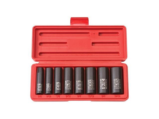 3/8 Inch Drive Deep 6-Point Impact Socket Set 8-Piece (10-19 mm) 4850