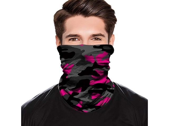 Seamless Neck Gaiter Shield Scarf Bandana Face Mask Seamless UV Protection for Motorcycle Cycling Riding Running Headbands