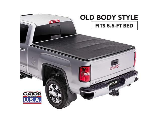 ETX Soft Tri-Fold Truck Bed Tonneau Cover 59109 Fits 2014 - 2018 2019 Ltd/Lgcy Chevy/GMC Silverado/Sierra 1500 5' 9' Bed (693')