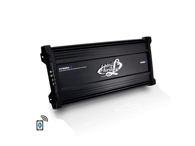 Amplifier Car Audio 4000 Watt 6 Channel 2 Ohm Bridgeable 4 Ohm MOSFET RCA Input Bass Boost Mobile Audio Amplifier for Car Speakers Car