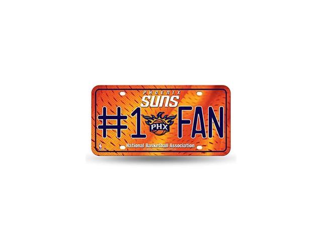 1 Fan Metal License Plate Tag
