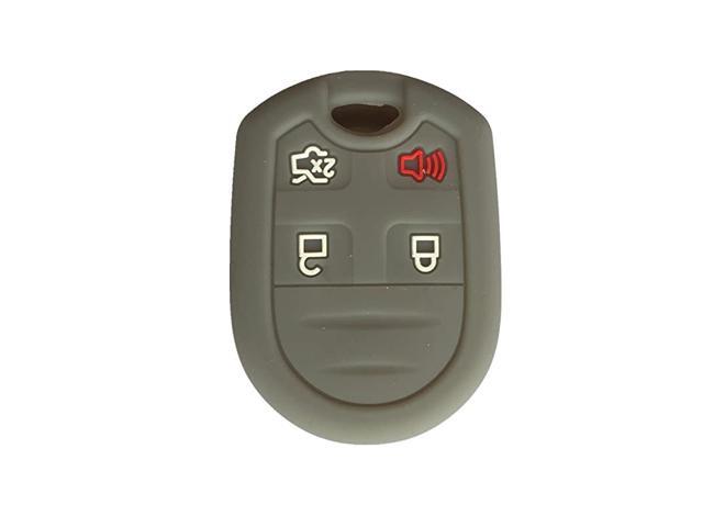 New Black Key Fob Case Cover Skin Key Jacket Keyless Smart Jacket Cover Protector for Ford Expedition F150 F250-350 LINCOLN Navigator