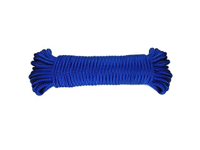 Braided Utility Rope Multi-Purpose Flagline Rope High Strength 1/8'50 Feet 100 Feet150 Feet for DIY Projects Camping Cargo Tie-Downs or Other