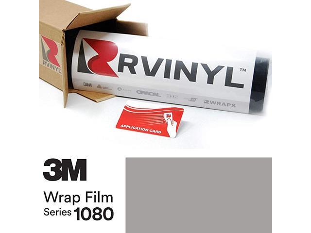 1080 G31 Gloss Storm Gray 5ft x 22ft W/Application Card Vinyl Vehicle Car Wrap Film Sheet Roll