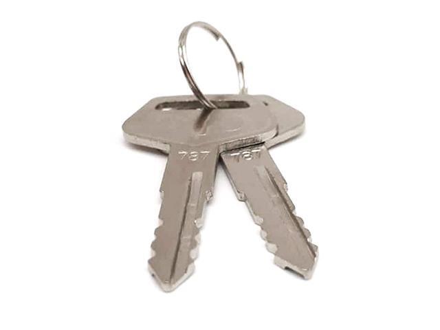 2 Keys) Komatsu Equipment Key-Ignition Key for Komatsu Kalmar Dressta Sakai Part Number 787 Keys 2019