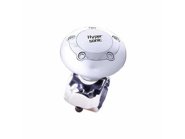 Vehicle Power Handle Car Steering Wheel Spinner Accessory Knob Universal Fit for Car (Silver)