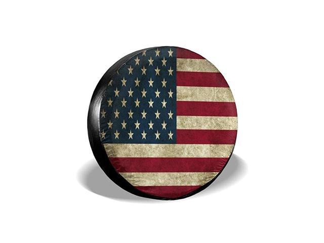 Spare Tire Cover Waterproof Wheel Protectors for Jeep Wrangler RV Liberty SUV Travel Trailer Sahara Fits 14 15 16 17 inch
