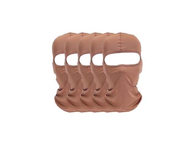 5pcs 1 Package Balaclava 1-Pack Face Mask Motorcycle Helmets Liner Ski Gear Neck Gaiter Ski Mask Accessories by CxYuan