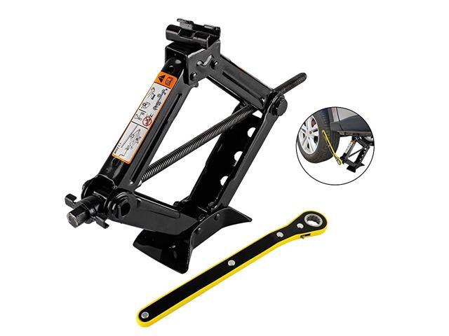 Scissor Jack 15T Car Scissor Jack with Hand Crank Portable RV Stabilizers for Sedan and Coupe