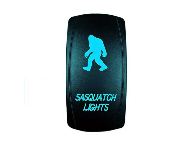 5 Pin Laser Automotive Rocker Switches On/Off LED Light 12V 20A - Interior Accessories for Car Truck UTV ATV Utility and Off-Road Vehicles