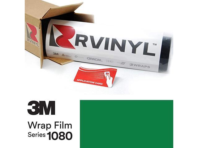 1080 G46 Gloss Kelly Green 5ft x 26ft W/Application Card Vinyl Vehicle Car Wrap Film Sheet Roll