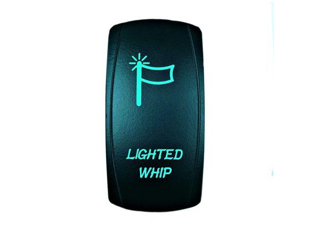 5 Pin Laser Automotive Rocker Switches On/Off LED Light 12V 20A - Interior Accessories for Car Truck UTV ATV Utility and Off-Road Vehicles