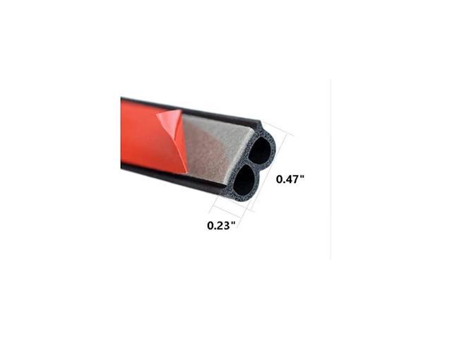 Weather Stripping B Shape Fits Gap 012 to 018 inch (3-5mm) Length 10 Feet (305 Meter)