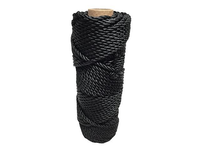 Tarred Twine - 100% Nylon Bank Line for Bushcraft Netting Gear Bundles Home Improvement Construction (#15 1/4lb)