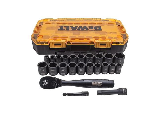 Impact Socket Set 23-Piece 3/8' Drive Metric/SAE (DWMT74738)