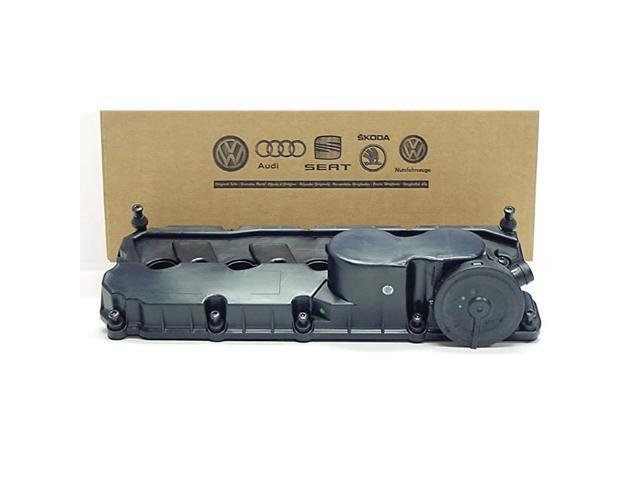 Genuine OEM Valve Cover with PCV Valve Gasket and Bolts for 25 Jetta Rabbit Golf Passat 2006-2014