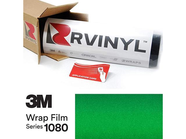 1080 G336 Gloss Green Envy 5ft x 3ft W/Application Card Vinyl Vehicle Car Wrap Film Sheet Roll