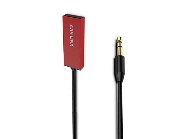 U2 Bluetooth Aux Adapter Smallest Bluetooth Receiver Car Adapter Aux USB to 35mm Jack Bluetooth Handsfree Car kit Audio Receiver with Microphone